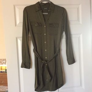 ***SALE*** Ralph Lauren dark green shirt dress ***